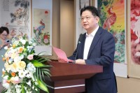 安徽凤阳“凤画”非遗艺术上海特展隆重开幕,吴献忠会长出席并致辞 安徽凤阳“凤画”非遗艺术上海特展隆重开幕,吴献忠会长出席并致辞